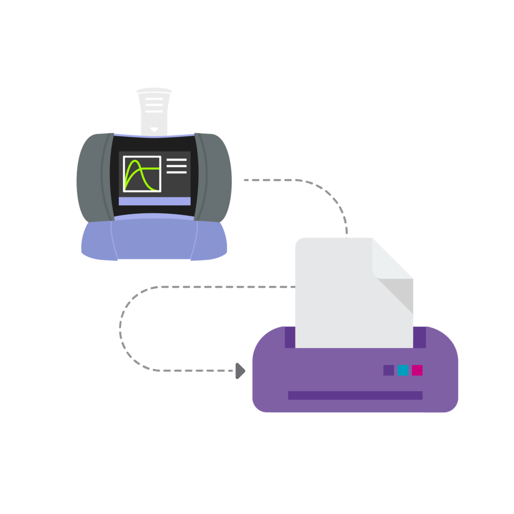 EasyOne spirometer printer capabilities