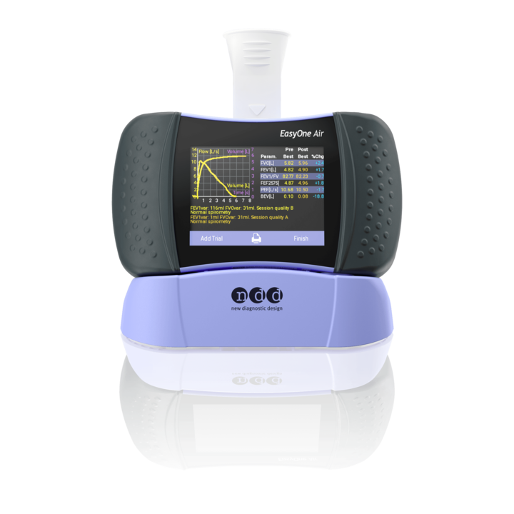 Portable Spirometry Machine & PC Spirometer EasyOne Air ndd Medical