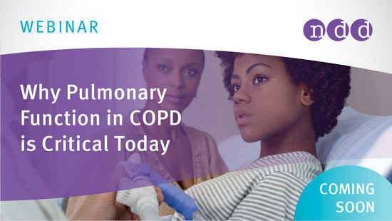 NDD Spirometry - Why pulmonary function in COPD is critical today - NDD - Webinar on demand - COPD awareness month