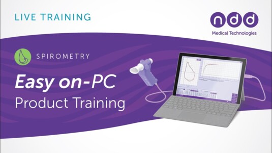 Live spirometry training with the Easy on-PC - Sept 28