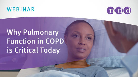 Why Pulmonary Function in COPD is Critical Today