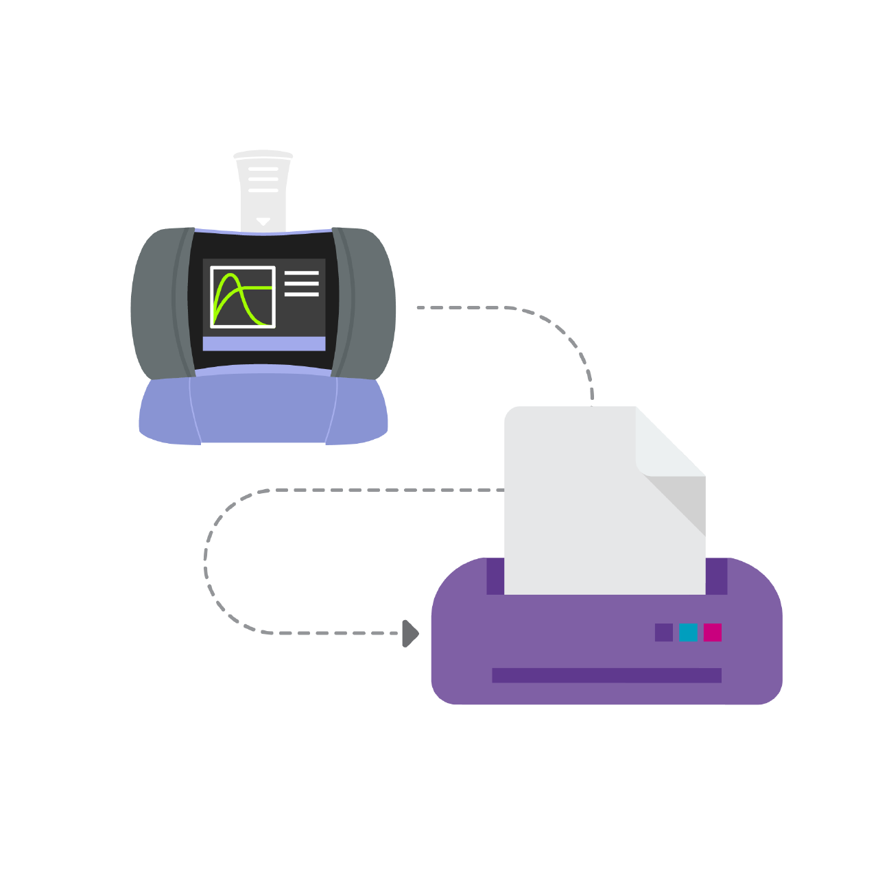 EasyOne spirometer printer capabilities