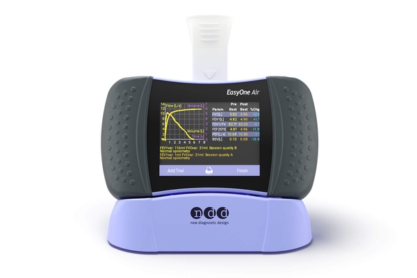 EasyOne - EasyOne Air - ndd - Spiromètre - Spirométrie - TrueFlow