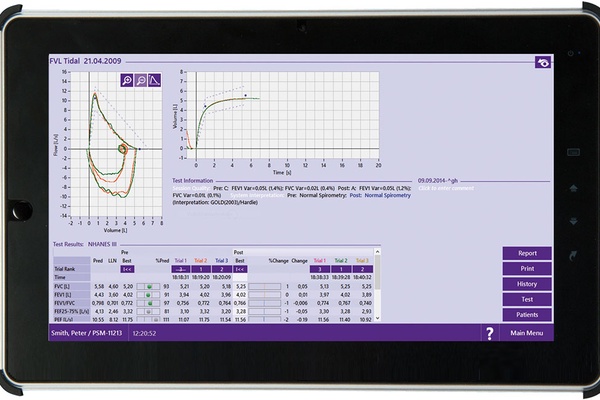 EasyOne Connect - NDD - Espirómetro - Espirometria